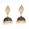 Fashionable ethnic earrings, small bell from pearl, jewelry, 2022 collection, India, ethnic style, wholesale