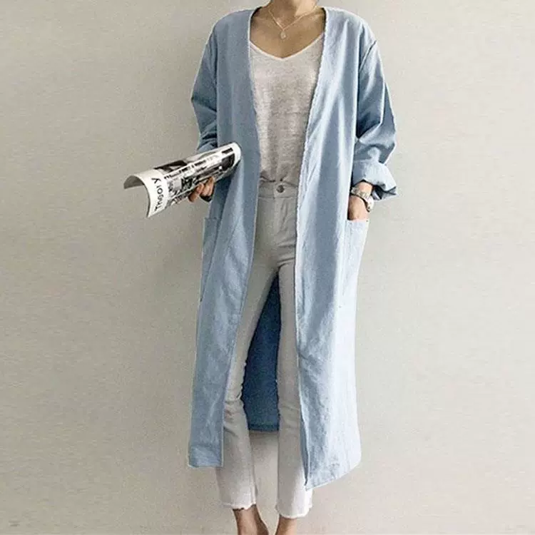 Осеннее trench coat, Amazon, ebay, wish, корейский стиль, свободный прямой крой