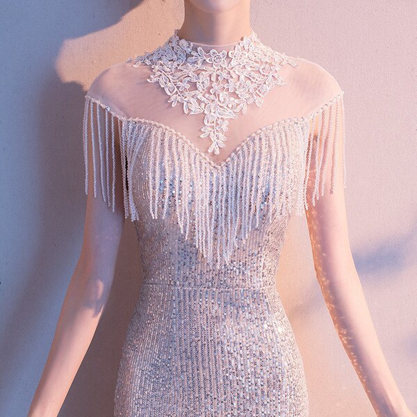 Elegant long evening dress
