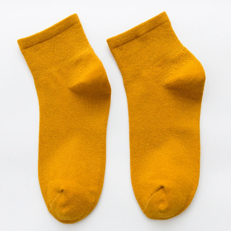 Tide, solid summer knee socks, mid-length, Korean style