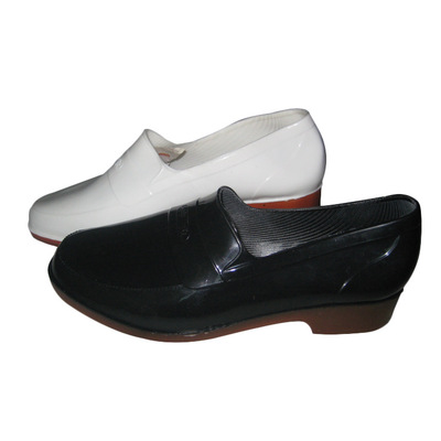 桂橡神象雨靴白色黑色轻便雨鞋耐油耐酸低筒元宝浅口水鞋批发|ms