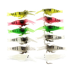 Wholesale Luya Bait Two Specifications Simulated Shrimp Soft Bait Shrimp 4cm1g Flavored and Fishy Fishing Supplies with Strong Fish Attraction