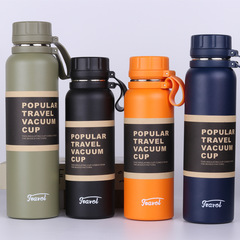 Outdoor Sports Water Bottle Large Capacity Travel Car Carrier Insulated Cup Stainless Steel Insulated EK Outdoor Sports Bottle 