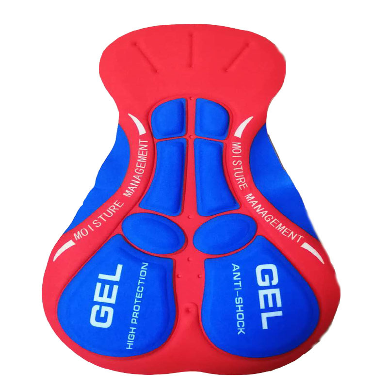 Pantalones cortos de ciclismo pantalones pad ciclismo ropa cojín impresión 9D pantalones de silicona pad ciclismo ropa interior cojín humedad wicking transpirable