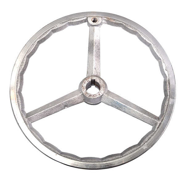 Factory spot side side iron hand wheel cast iron chrome -plated…