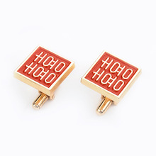 批发婚庆用品新伴郎衬衣袖口钉男士简约轻奢衬衫红色喜庆婚礼袖钉