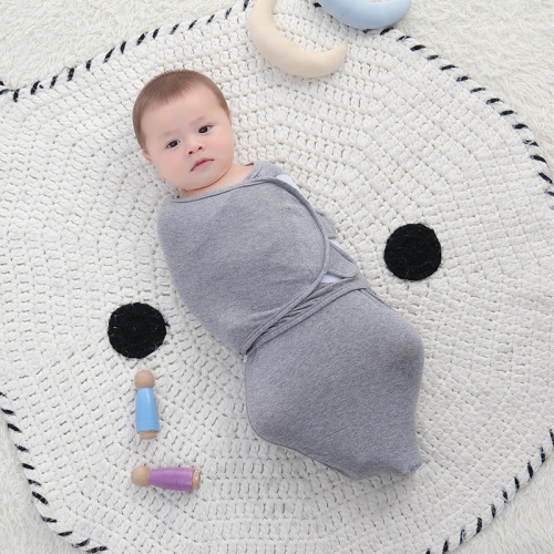 Cross-border baby quilt, newborn sleeping bag, swaddle towel, anti-frightening wrap towel, pure cotton 2-piece set, four seasons, 0-6 months