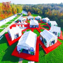 酒席婚礼婚庆红色德国大篷 小型展览活动帐篷 车展铝合金欧式篷房