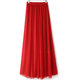 Acting Fashion Big Red Half-length Dress Summer and Spring Fashion High Waist Slimming Chiffon Half-length Dress Beach