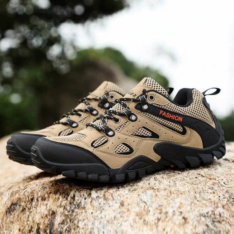 Мужская обувь для походов весной и осенью новая дышащая мужская обувь спорт и отдых на открытом воздухе альпинистская спортивная обувь мужская оптовая продажа волос