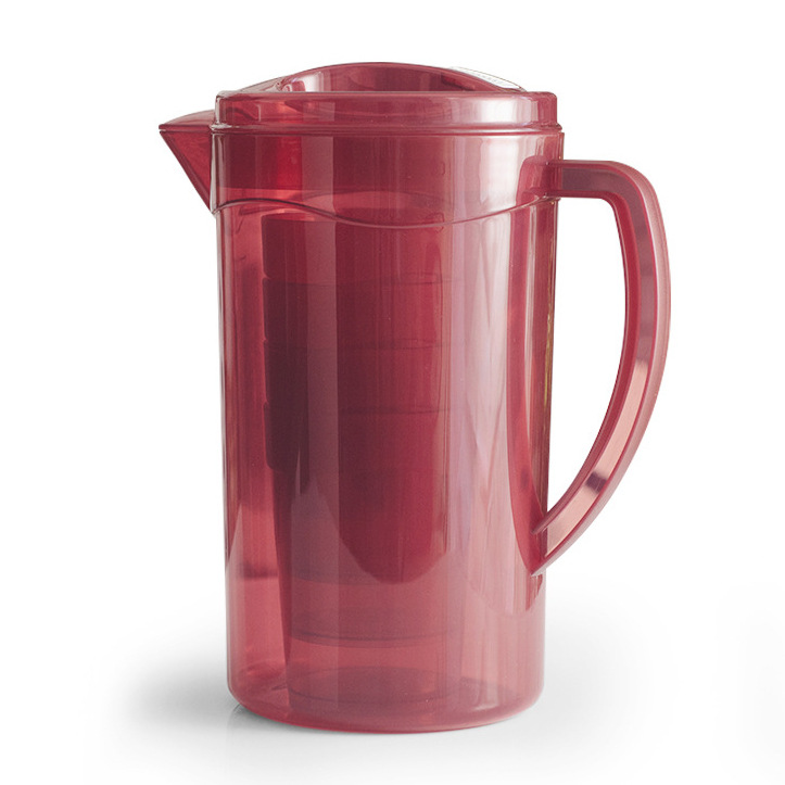 Mercancías de fábrica Suministro directo una olla cuatro tazas de plástico botella de agua fría traje de gran capacidad hogar botella de agua fría logotipo imprimible