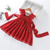 Summer dress, children's skirt, shiffon small princess costume, 2022, Korean style, internet celebrity