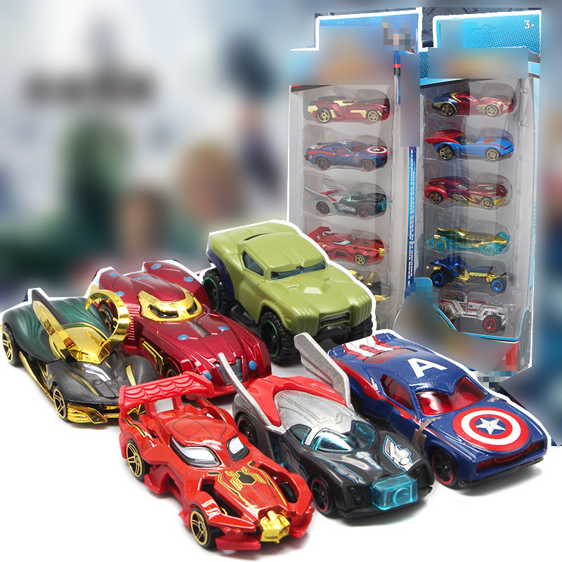 Revenge Set 6 sets of car toys children's sliding car pocket car foreign trade toys wholesale