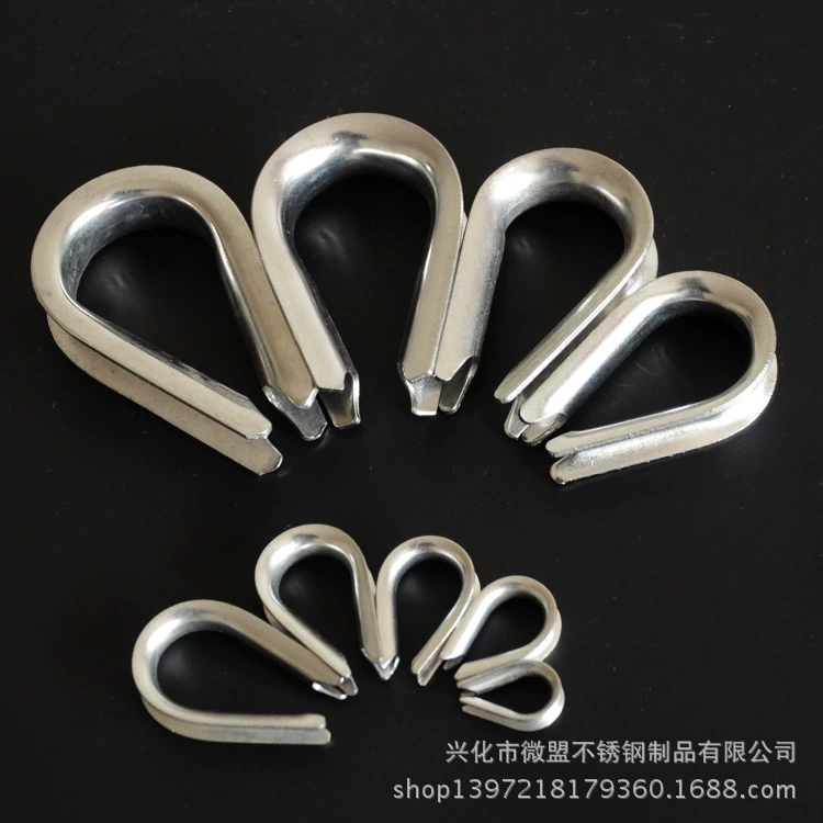 Weimeng 304 кольцо из нержавеющей стали преувеличенное кольцо в виде сердца треугольное кольцо трос защитное кольцо овечий глаз кольцо 1,5-32 мм