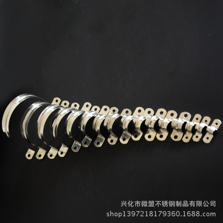 Weimeng 201304 Tarjeta de tubo de acero inoxidable Tarjeta de equitación Tarjeta de tubo en forma de U tubo aro omka Tarjeta 5-200mm