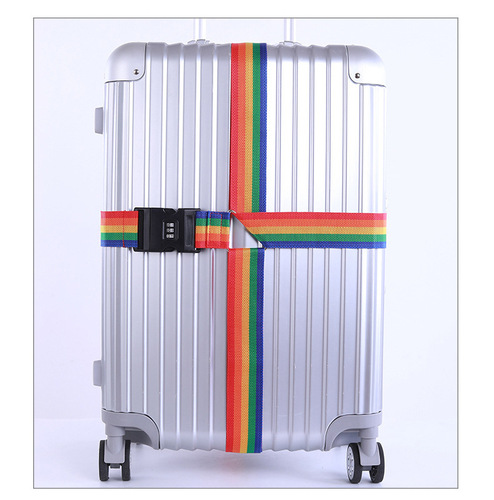Cross-border cross code lock suitcase straps suitcase straps luggage packing straps