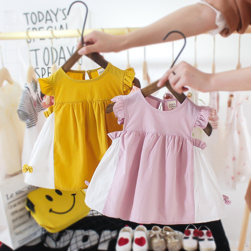 Ladies' Dress for 1-3 Year Old Baby Summer Outfit Net Dress Stylish Children's Summer 0 Girls' Baby Small Skirt Princess Dress