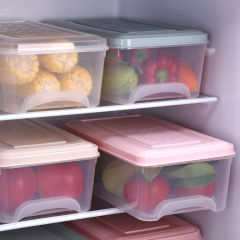 日本式冷蔵庫新鮮保持収納ケース引き出し式プラスチック透明新食品冷凍ケースキッチン卵収納ケース