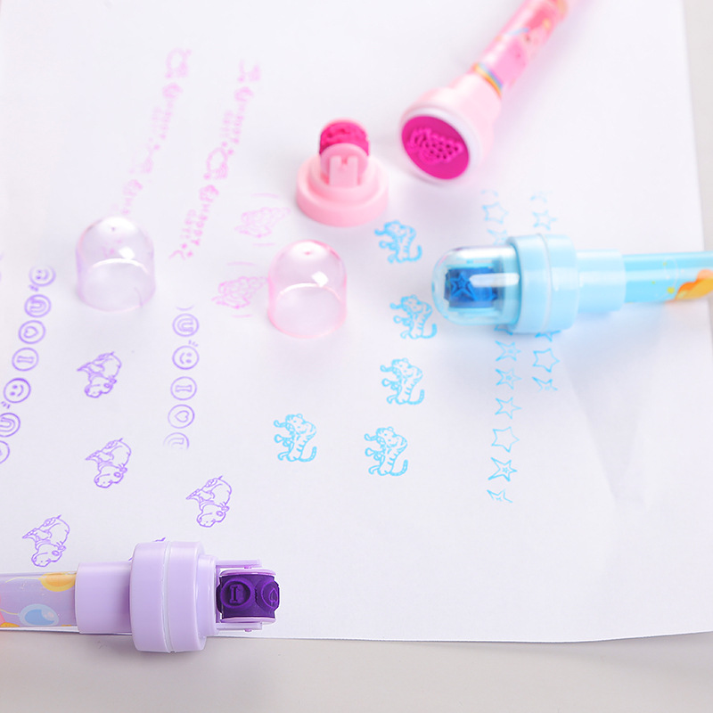 Directo de fábrica los niños burbuja crayón sello multifuncional pintura arte cepillo estudiante papelería regalo