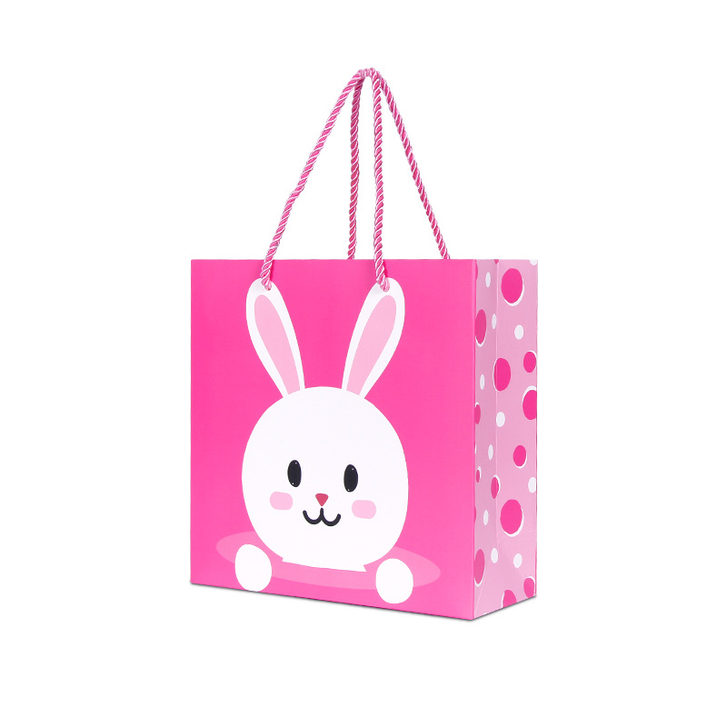 Bolsa de regalo de dibujos animados, ceremonia de apertura para niños, bolsa de papel portátil, bolsa de azúcar de cumpleaños, regalo de devolución, embalaje de regalo a mano