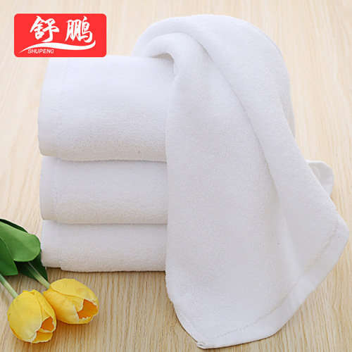 Hotel towels five-star hotel wholesale cotton towels hotel white thickened bath absorbent hotel towels