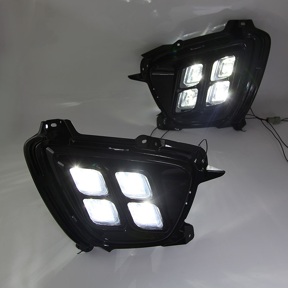 Aplicable a 15-17 Kia Soranto luz diurna nosotros versión sorento conjunto de luz antiniebla