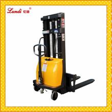 批发1.5吨3.5米半电动液压堆高车 轻型半电动升高装卸铲车 堆垛车