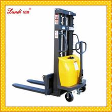 1.5吨3.5米半电动液压堆高车 轻型半电动升高装卸铲车 堆垛车