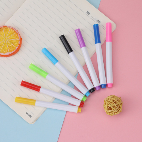 Children's 8-color round tube whiteboard pen set, erasable, water-based children's painting watercolor painting marker pen