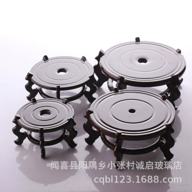 Антикварное основание Ремесла с цветочным горшком База Ваза для аквариума Базовая полка Винная банка Круглая пластиковая Цветочная стойка