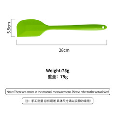 Food-grade silicone spatula large cream spreader kitchen silicone spreader baking silicone spatula wholesale