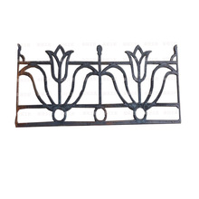 铸铁护栏 热卖可定制铁艺围栏片铸造小区草坪栅栏 球铁广场隔离栏