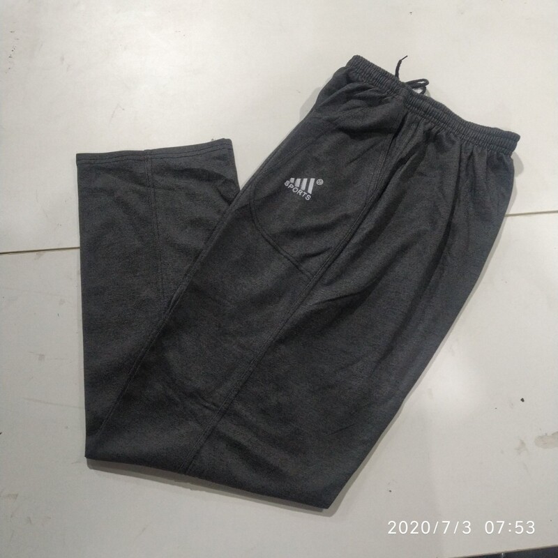 Men's trousers work pants sports pants casual trousers migrant workers site supply black and white silk fabric 10 yuan model