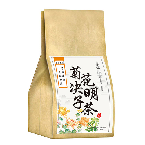 Mingfang Flower Source Chrysanthemum Cassia Seed Tea Silver Needle Goji Berry Nighttime Wellness Tea Wholesale Combo Tea Bags Flower Tea