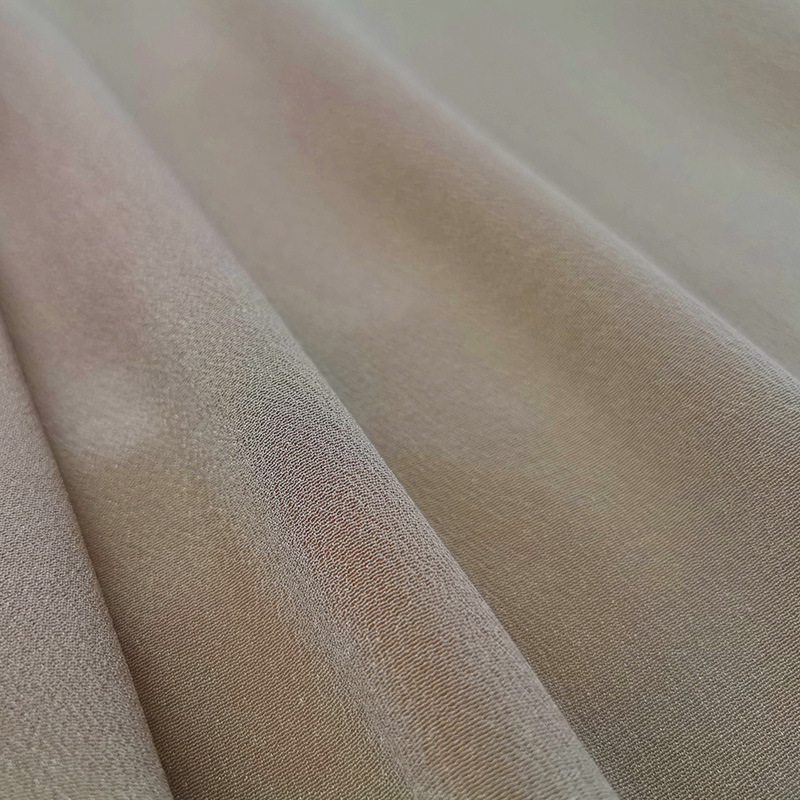 Tela de seda crepé de chine de 23 momme y 140 cm de ancho, totalmente encogible, de seda de morera, para vestidos, camisas y ropa Zen con una textura única.