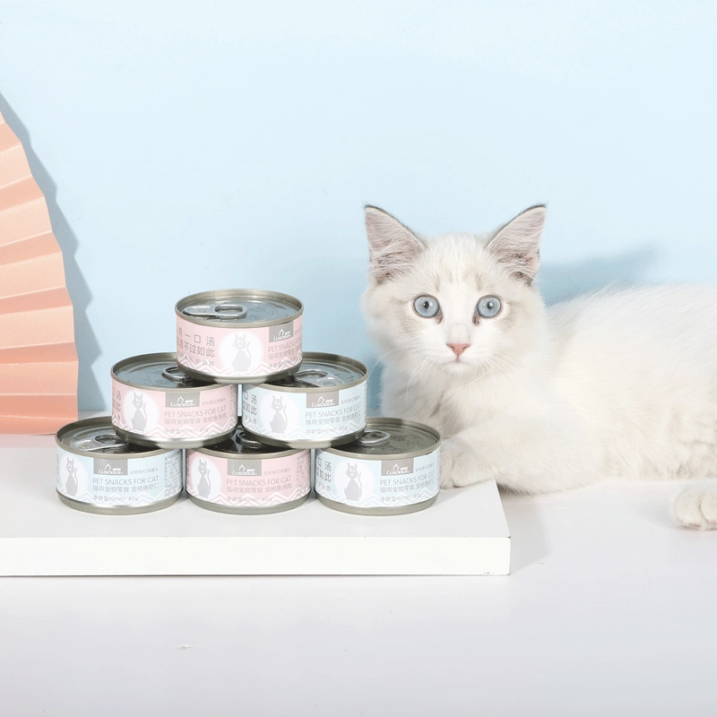 Закуски для домашних животных Lusi Cat консервированный тунец курица консервы для кошек универсальные закуски для кошек влажный корм оптом