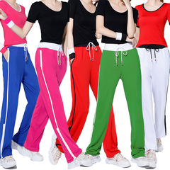 Square dance clothing two-piece female practice clothing middle-aged and elderly group performance clothing aerobics square dance clothing