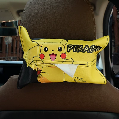 Cute Neck Pillow Memory: Headrest - pikachu-tissue-bag-1