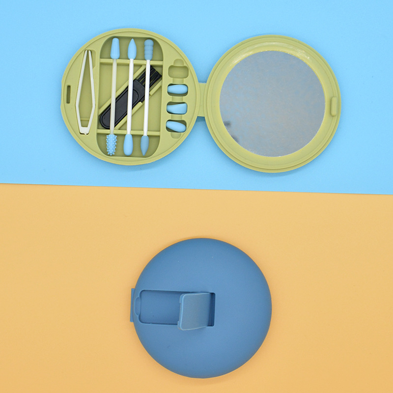 跨境爆品硅胶棉签化妆棉签食品级硅胶棉签多种棉签头化妆采耳美容