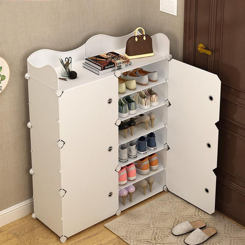 Shoe cabinet simple and economical large capacity, placed at the door for home use, dustproof multi-layer shoe rack, indoor beautiful storage magic weapon