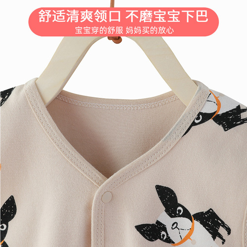 Baby double-layer vest, spring and autumn style, male and female baby vest, cotton winter newborn children's external wearing vest and vest