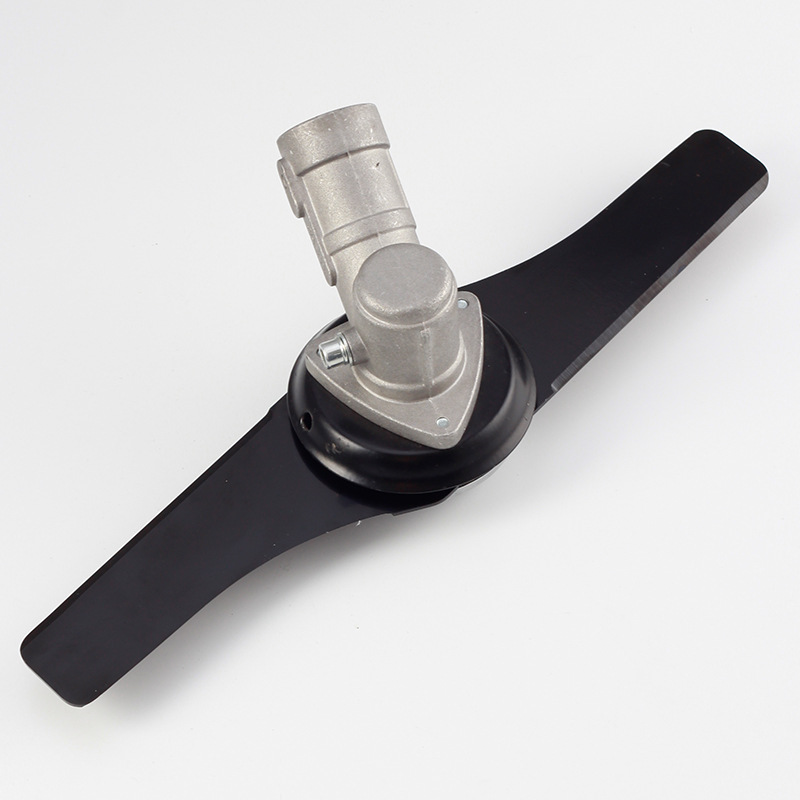 割草机刀片一字菱形圆锯片锰钢加厚加长弯刀合金齿割灌机配件通用