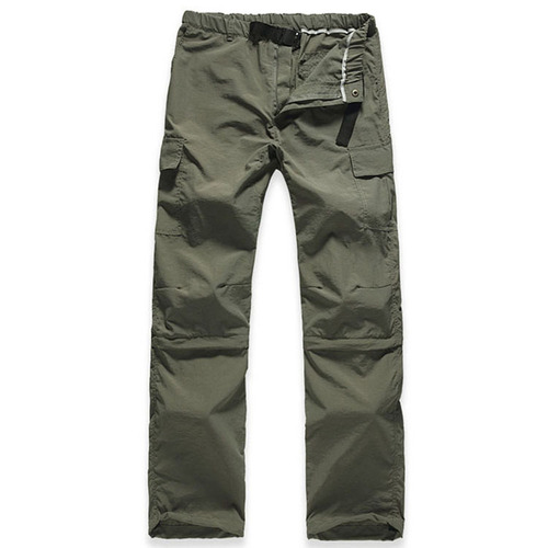 Wholesale outdoor clothing, men's quick-drying pants, detachable two-section, sun protection quick-drying three-quarter shorts, embroidered logo