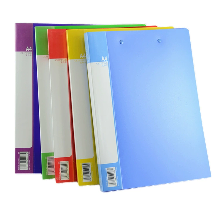 A4 folder thickened double folder/single clip file clip student uses plywood cultural office supplies
