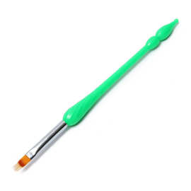 美甲工具单支美甲绿色葫芦杆锯齿笔渐变笔画花笔美甲彩绘笔