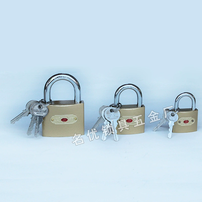 Длинный Замок Имитация меди замок стальной бренд замок шкафа безопасности Золотой замок Мульти-спецификации Имитация меди замок