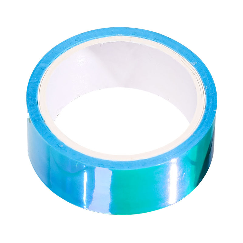 Cinta láser de arcoíris creativa, manual de papelería, cinta decorativa colorida impermeable, manual de bricolaje para estudiantes, collage de materiales