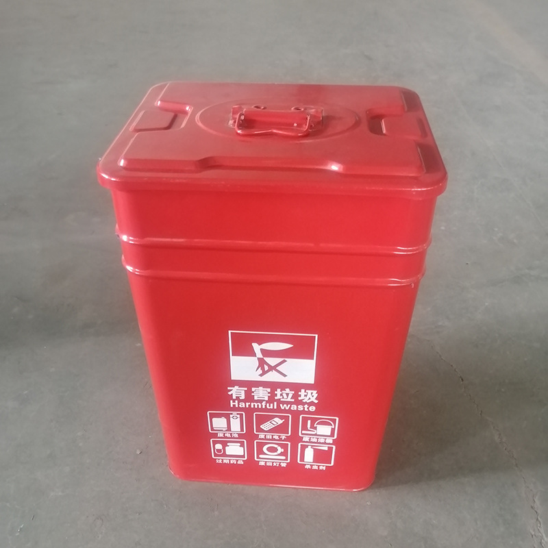 厂家户外垃圾桶内筒小区室外果皮箱内胆镀锌板不锈钢环保内桶批发