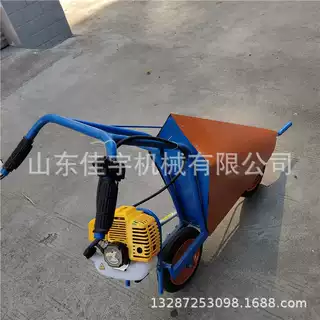 双轮手推小麦倒伏机四冲程汽油割晒机 多功能收割机