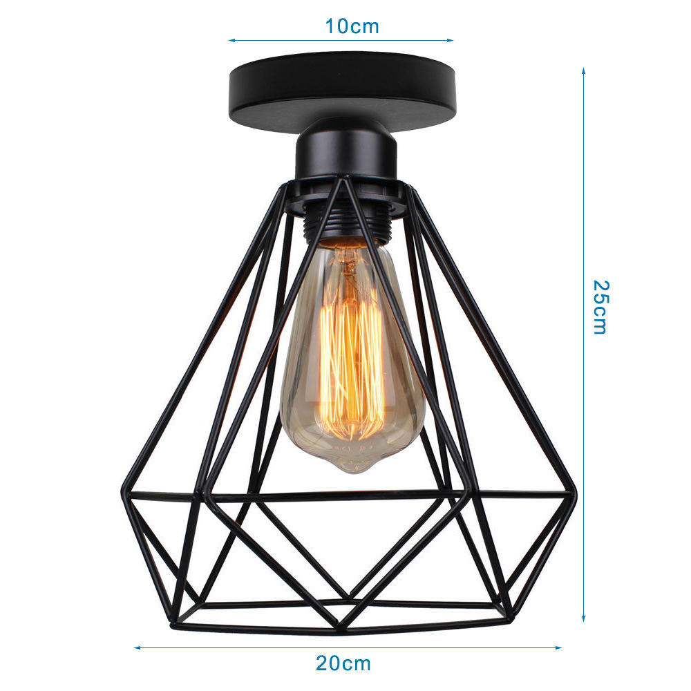 led ceiling lamp indoor bedroom study living room lamp iron corridor balcony stair lamp retro ceiling lamp